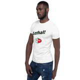 Tyrone CountyTee: White/Sport Grey Short-Sleeve Unisex T-Shirt