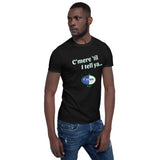 Cavan Countytee: Black/grey Short-Sleeve Unisex T-Shirt