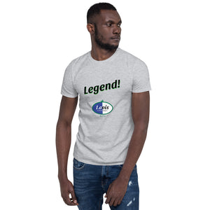 Laois CountyTee: White/Sport Grey Short-Sleeve Unisex T-Shirt