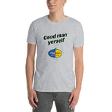 Tipperary CountyTee: White/Sport Grey Short-Sleeve Unisex T-Shirt