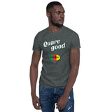 Carlow Countytee: Black/Dark Grey Short-Sleeve Unisex T-Shirt