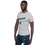 Laois CountyTee: White/Sport Grey Short-Sleeve Unisex T-Shirt