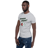 Galway CountyTee: White/Sport Grey Short-Sleeve Unisex T-Shirt